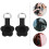 4Pcs Black Protective Cover with Keychain for Finder Case Holder 8