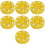 7Pcs Yellow Roller Hockey Training Pucks Low Friction Professional 8