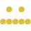 7Pcs Yellow Roller Hockey Training Pucks Low Friction Professional 4
