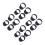 16 Pcs Plastic Cover Hand Crank 10