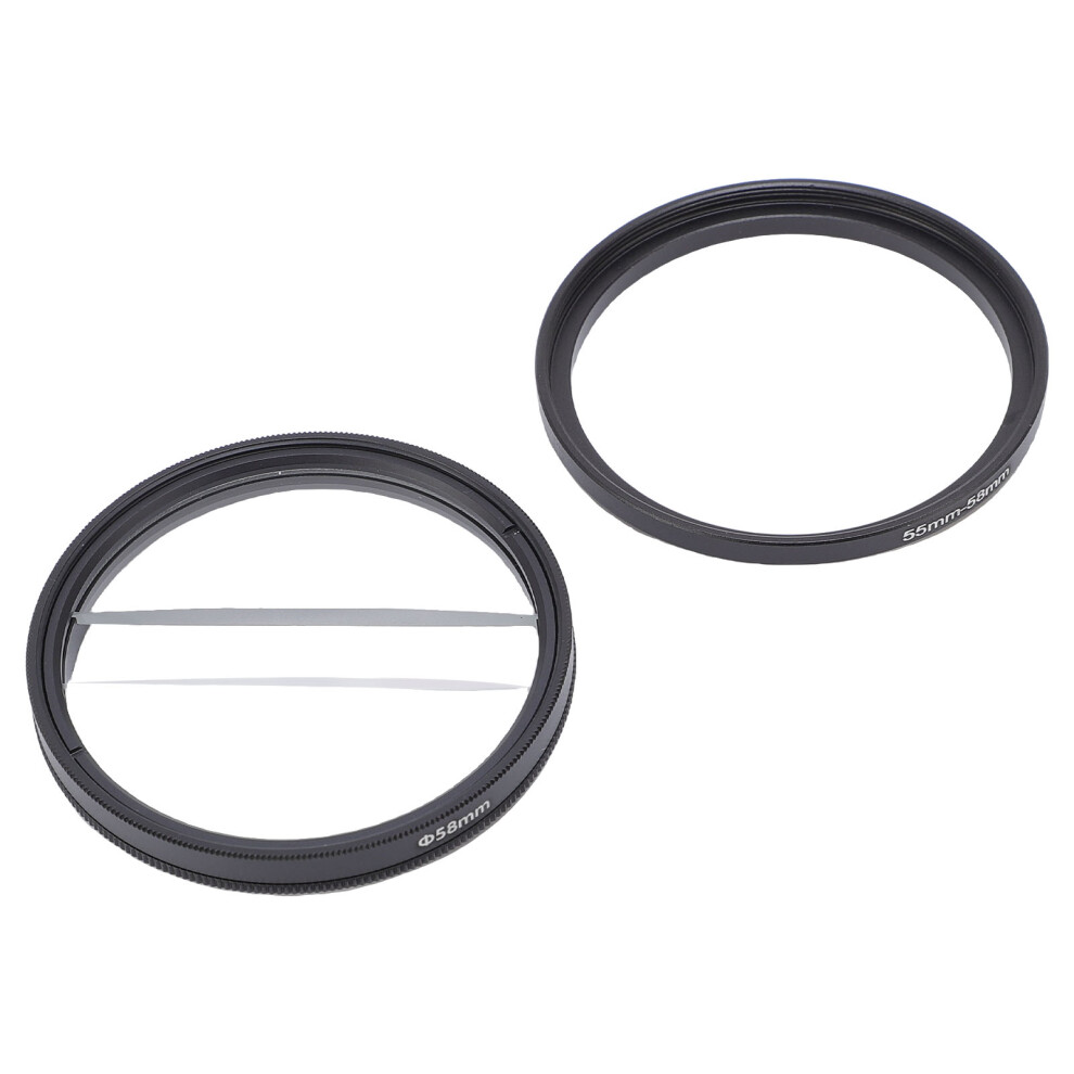 58Mm Double Half Moon Blur Effects Filter, Optical Glass Camera Lens Accessory 4611380632093