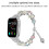 Χειροποίητο λουράκι ελαστικό για Apple Watch, χειροποίητο τιρκουάζ χάντρες boho με 5