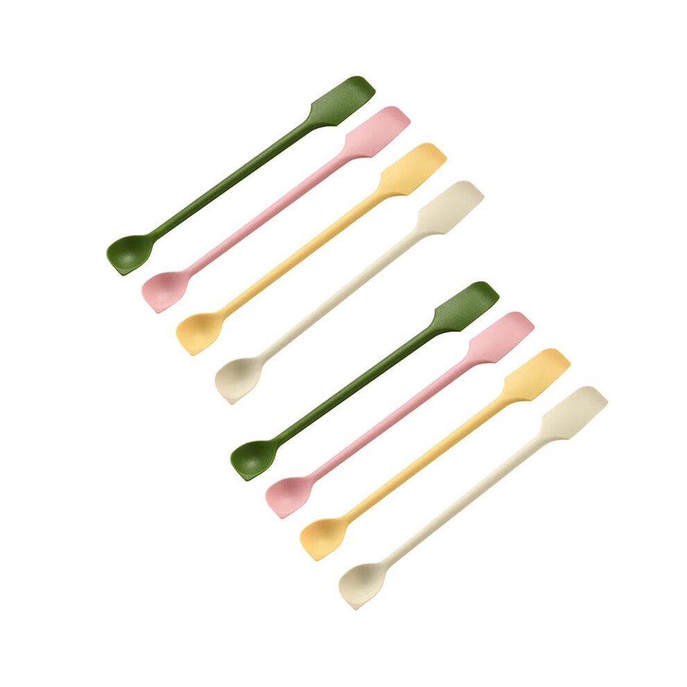Cream Silicone Scraper Set Double Scraper Jam Deep Bottle Extended Spatula Jam Spoon Spatula Cake Scraper