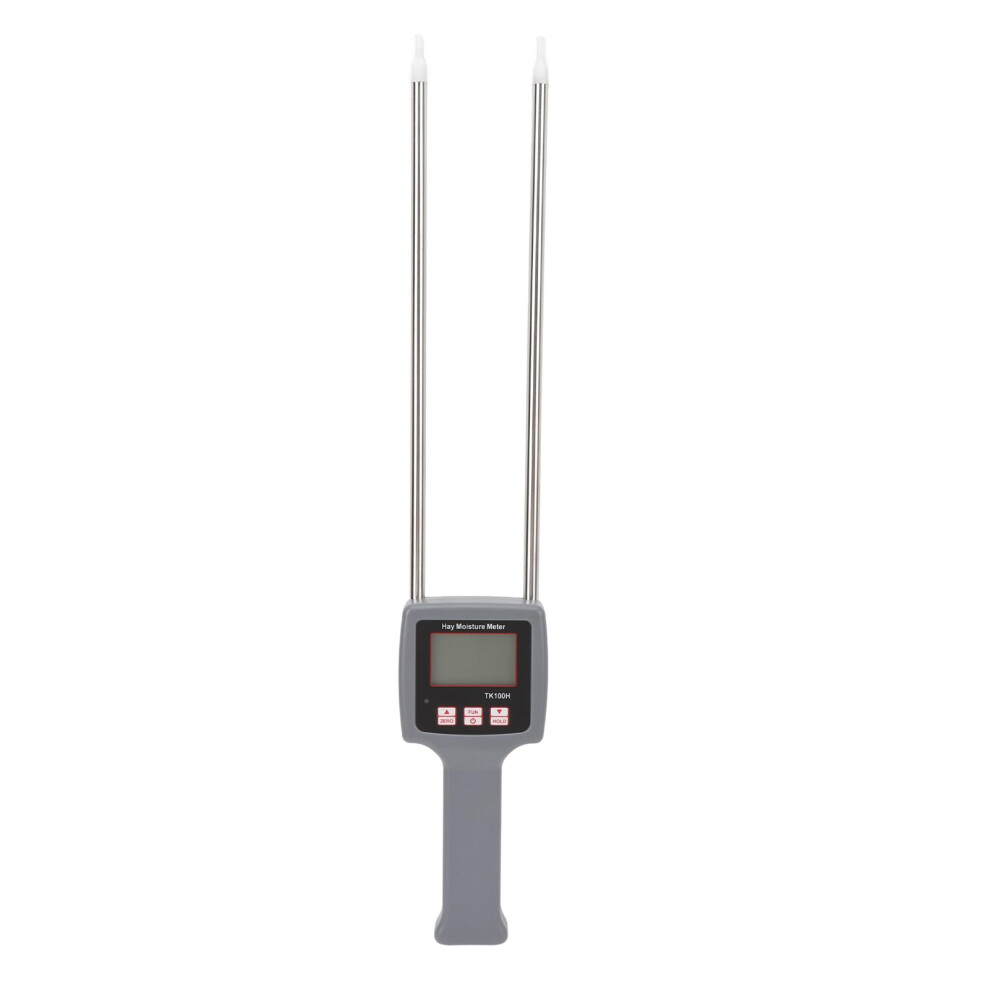 Portable Moisture Meter 080% Range Digital Hay Moisture Tester With Backlit Lcd For Farmers 9187378070321