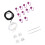 Silikon-Maschenhalter-Set – PVC/Nylon 16