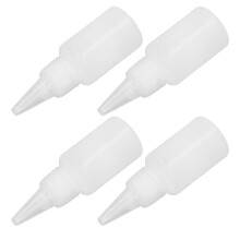 100 Stück 30ml Kunststoff-Spritflaschen, durchsichtig, Flüssigkeitsabgabe