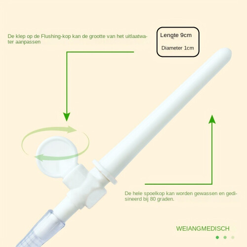 (Wit) Constipatie enema irrigator 2