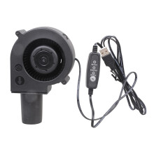 Speed USB Blower Fan 3800RPM with Three Speed Modes for BBQ, Camping and Electronics Cooling