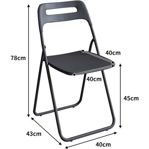 Office Meeting Chair with Writing Board, Ergonomic Lumbar Support, Foldable Stackable Black 1