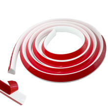 Quarter Round Molding 118 Inch Flexible Silicone Trim Self Adhesive Waterproof Corner Seal White