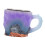 Große lila 320 ml multifunktionale Kristallharz-Kaffeetasse mit Griff 8