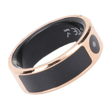 Gold Touchscreen Smart-Ring mit 16 mAh Akku, Schlaf- und Schrittverfolgung