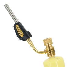 MAPP Torch Head with 360 Swivel Tip, SelfIgnition, Stainless Steel for Welding and Plumbing