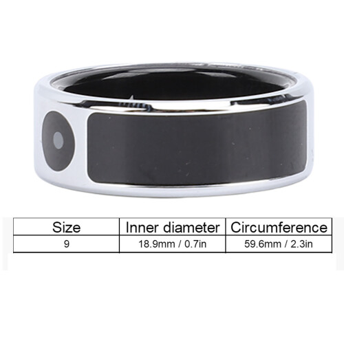 Smart Ring Color Display Touch, 16mAh, Silver, 59.6mm Core 1