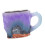 Große lila 320 ml multifunktionale Kristallharz-Kaffeetasse mit Griff 5