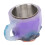 Große lila 320 ml multifunktionale Kristallharz-Kaffeetasse mit Griff 12