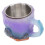 Große lila 320 ml multifunktionale Kristallharz-Kaffeetasse mit Griff 9