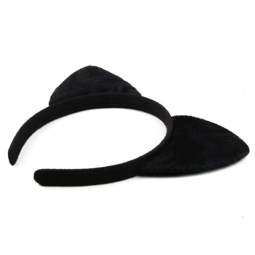 Tiara de orelhas de gato para cosplay, ideal para mulheres e adolescentes. Feita com material macio e acolchoado, é perfeita para combinar com a 2