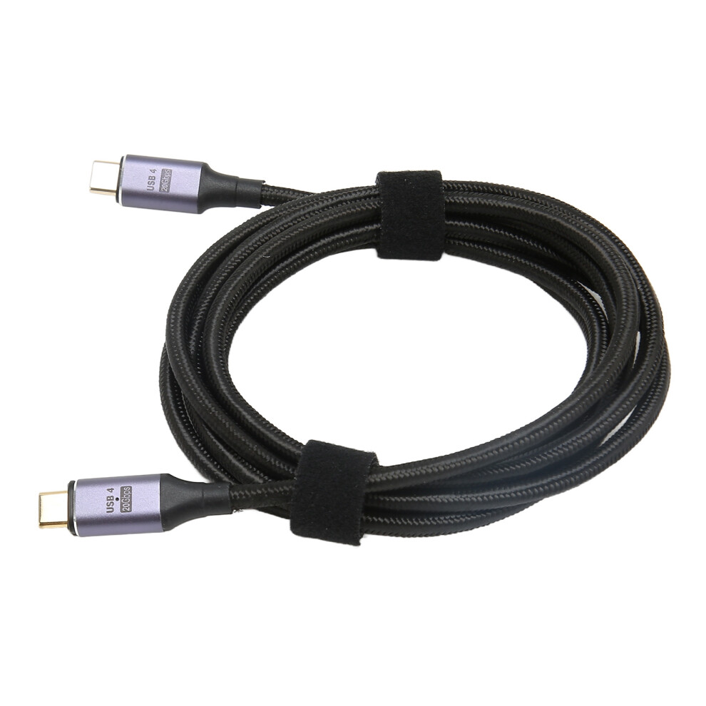 Type C To Type C Cable For High Resolution Monitor Connection With Fast Data Sync And Rapid Charge Feature Magnetic Secure Connection Led Indicator 9191629784660