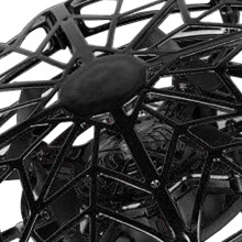 Drone UFO rotante leggero per bambini, da interno/esterno, colore nero