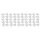 50 Pcs Copper Spring Ring Clasps 6mm for Jewelry Making 9