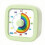 60 Minute Visual Timer with Rainbow Design, Silent Countdown for Classroom, Home, Office, Green 1