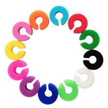 Wine Glass Charms Set of 12 Colorful Silicone Drink Markers for Parties with Secure Grip