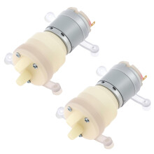 2 Pcs Mini Diaphragm Pump DC 5V 2.2L/Min Quiet Flow Water Air Pump for Aquarium DIY