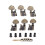 6Pcs Metal Guitar Tuning Key Tuners Replacement Guitar String 1