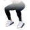 2Pcs Foot Stretch Wedges Block Weightlifting Squats Platform 5