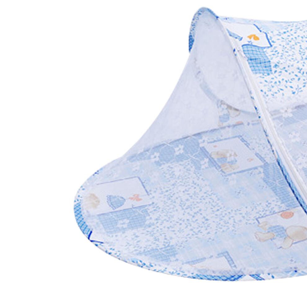 Baby Crib Net Tent, Breathable Mesh, 108X60x38cm Blue