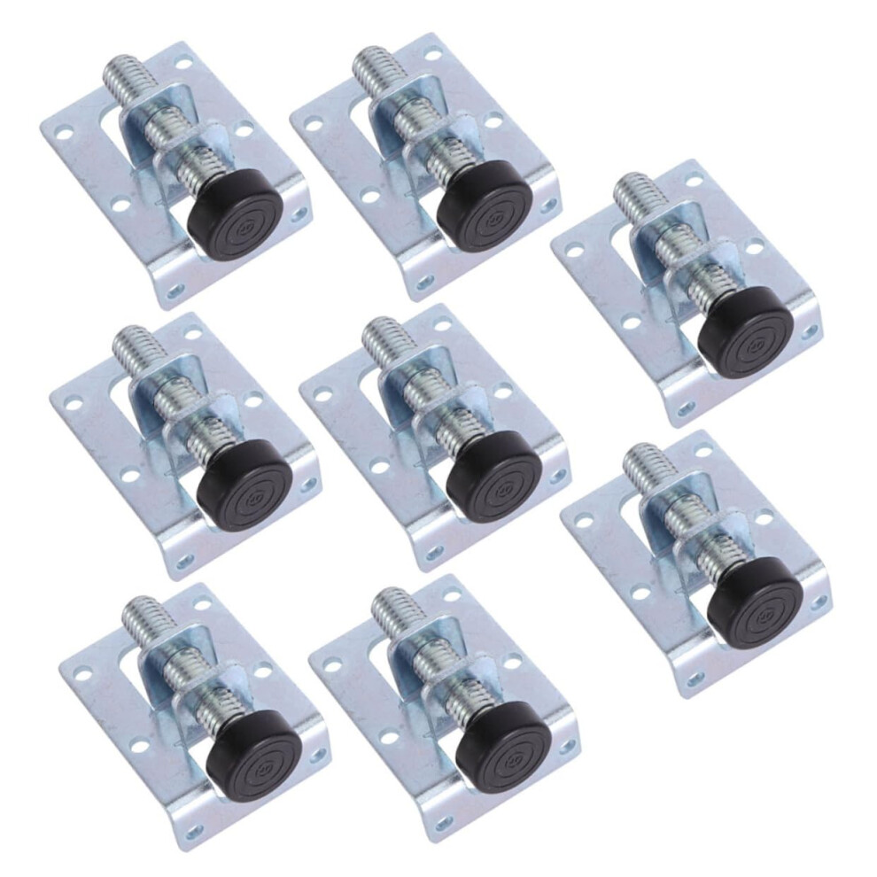 Furniture Leveling Feet 8Pcs Heavy Duty Adjustable Height Steel Table Leg Levelers For Cabinets 9199774876926
