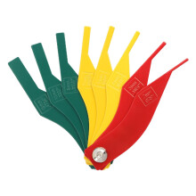 Brake Pad Thickness Gauge Set, ColorCoded SAE and Metric Brake Lining Measurement Tool, 8 Pcs