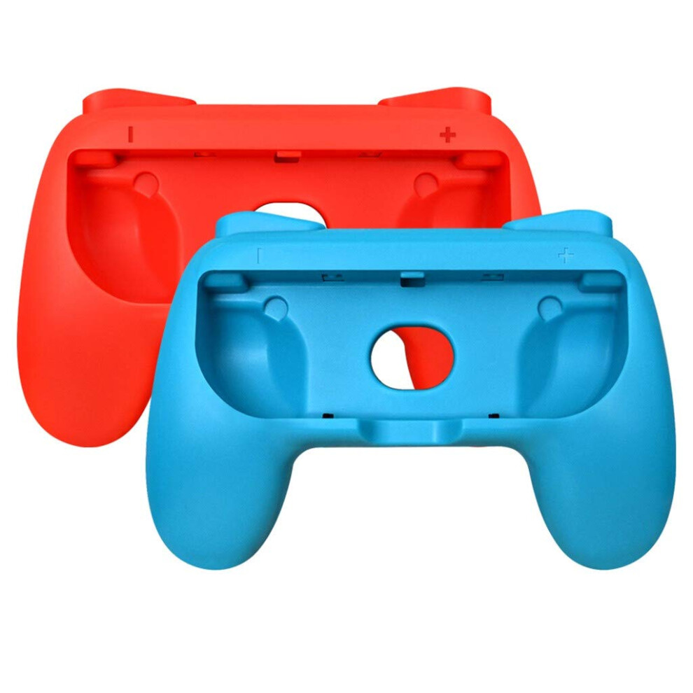 Silicone Handle Covers Ergonomic Nonslip Gaming Set For Nintendo Switch Joycon Grips Red 9187378074237