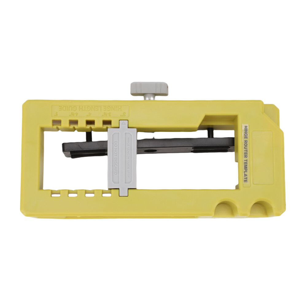 Plastic Door Hinge Jig With Depth Gauge Portable Router Template For Construction 9341380638973