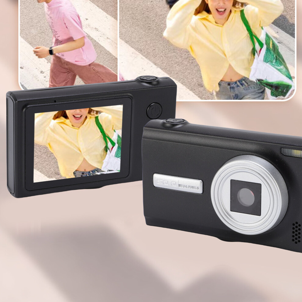 50Mp 1080P Hd Digital Camera 2.4" Screen, Multi Zoom, Black 5051380641159