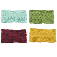 Winterse hoofdbanden voor dames, gebreide hoofdbanden die goed blijven zitten tijdens activiteiten, ademend maar warm materiaal, modieuze hoofdband