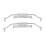2 Stück Hinterradbremsbelag-Halterklips für BMW E81 E82 E90 E91 E92 Z4 3er Serie 2