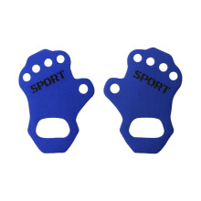 (Blue, M) 2x Workout Glove Pads Glove Exercise Grip Pad Essential For All