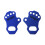 (Blue, M) 2x Workout Glove Pads Glove Exercise Grip Pad Essential For All 1