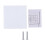 Programmable Touchscreen Thermostat for Central AC, BAC-006AW, 9x9cm 3