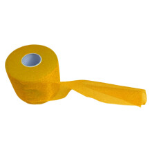 (Yellow) Badminton Racket Cushion Film Cover Wrap Provides Comfort And