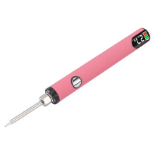 Wiederaufladbares Fadenbrenner-Stift-Set – 650mAh, Pink, Tragbares Digitaldisplay