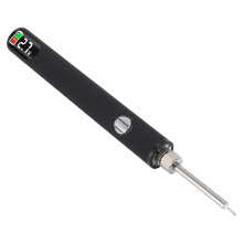 Rechargeable Thread Burning Pen Kit - Digital Display, 650mAh, Black