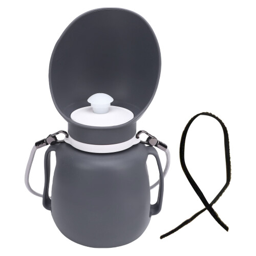 Faltbare Hundewasserflasche 800 ml 25  13,5 cm Silikon 2