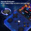 Open Source Retro Handheld Game Console 4" 4000mAh Blue 5