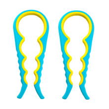 Jar Opener and Can Opener for Seniors with Arthritis, Easy Grip NonSlip Handle, Blue 2 Pack