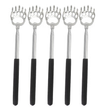Telescopic Back Scratcher 5-Pack Stainless Steel Length 24.5 in for Head & Body