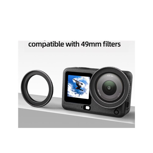 2pcs 49mm Lens Filter Adapter Ring Frame for  Action 6 Camera Filter Holder Mount Protective Filter Frame 1
