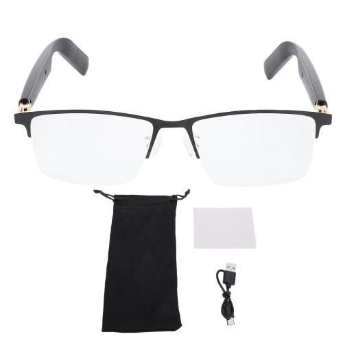 AI Translator Smart Glasses, Bluetooth 5.4, 80mAh, 100+ Languages 1